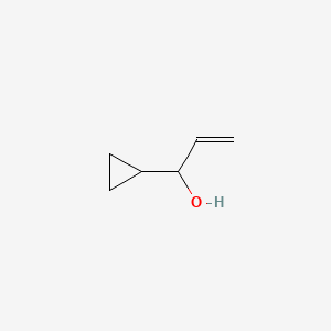 Cyclopropanemethanol, α-ethenyl- structure, CAS 24897-34-5