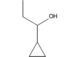1-Cyclopropylpropan-1-ol structure, CAS 18729-46-9