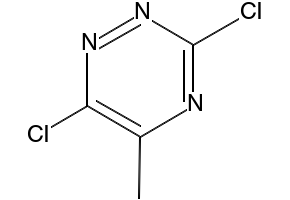 1,2,4-Triazine, 3,6-dichloro-5-methyl- structure, CAS 132434-82-3
