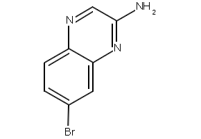 7-bromoquinoxalin-2-amine structure, CAS 212327-11-2