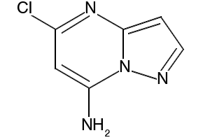 5-chloropyrazolo[1,5-a]pyrimidin-7-amine structure, CAS 245095-96-9
