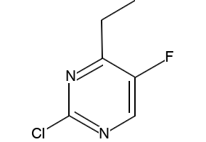 2-Chloro-5-fluoro-6-ethylpyriMidine structure, CAS 137234-90-3