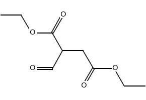 DIETHYL FORMYLSUCCINATE structure, CAS 5472-38-8