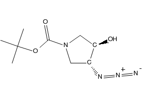 tert-butyl (3R,4R)-rel-3-(benzylamino)-4-hydroxypyrrolidine-1-carboxylate structure, CAS 1417175-15-5