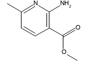 2-Amino-6-methyl-nicotinic acid methyl ester structure, CAS 31686-93-8