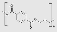Polytrimethylene terephthalate resins structure, CAS 26590-75-0