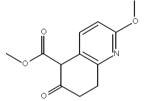 Methyl 6-hydroxy-2-Methoxy-7,8-dihydroquinoline-5-carboxylate structure, CAS 130518-34-2