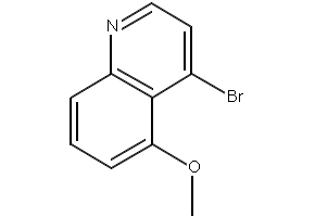 4-Bromo-5-methoxyquinoline structure, CAS 643069-46-9