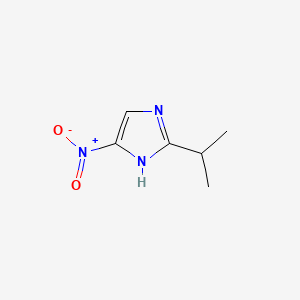 2-ISOPROPYL-4(5)-NITROIMIDAZOLE structure, CAS 13373-32-5