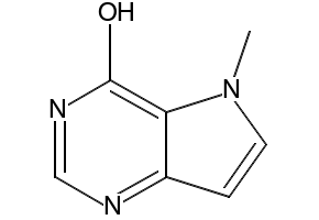 5-METHYL-5H-PYRROLO[3,2-D]PYRIMIDIN-4-OL structure, CAS 919278-72-1