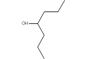 4-HEPTANOL structure, CAS 589-55-9