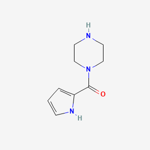 1-(1H-pyrrol-2-ylcarbonyl)piperazine(SALTDATA: HCl) structure, CAS 1038285-42-5