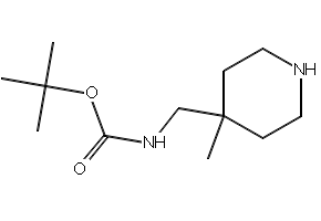 4-(Boc-aMinoMethyl)-4-Methylpiperidine hydrochloride structure, CAS 1158759-03-5