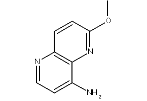1,5-Naphthyridin-4-amine,6-methoxy-(9CI) structure, CAS 249889-69-8