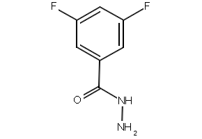 3,5-DIFLUOROBENZHYDRAZIDE structure, CAS 244022-63-7