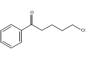 5-chloro-1-phenylpentan-1-one structure, CAS 942-93-8