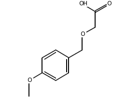 (4-Methoxybenzyloxy)acetic acid structure, CAS 88920-24-5