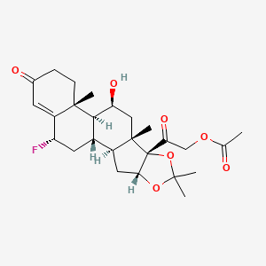 FLURANDRENOLONE ACETATE structure, CAS 2802-11-1