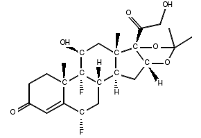 Fluocinolone Acetonide - Impurity E structure, CAS 68352-03-4