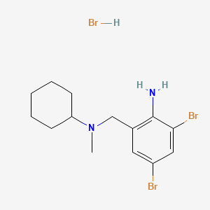 Bromhexine hydrobromide structure, CAS 31611-41-3