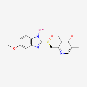 Esomeprazole potassium structure, CAS 161796-84-5