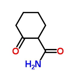 Cyclohexanone-2-carboxamide structure, CAS 22945-27-3