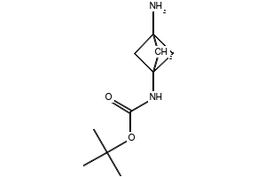 tert-butyl N-{3-aminobicyclo[1.1.1]pentan-1-yl}carbamate structure, CAS 1638767-25-5