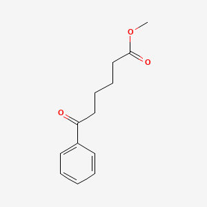 Benzenehexanoic acid, ε-oxo-, methyl ester structure, CAS 21876-11-9