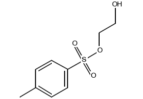 2-(4-Methylphenyl)sulfonyloxyethanol structure, CAS 42772-85-0