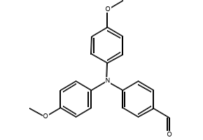 4-[Bis(4-methoxyphenyl)amino]benzaldehyde structure, CAS 89115-20-8