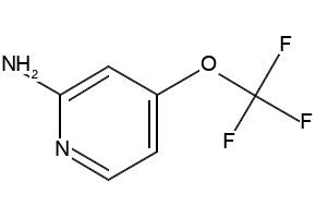 4-(trifluoromethoxy)pyridin-2-amine structure, CAS 1206980-54-2