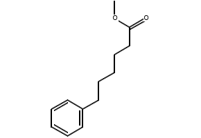 Methyl 6-phenylhexanoate structure, CAS 5581-76-0