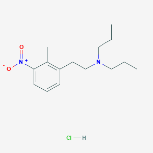 2-(2-METHYL-3-NITRO-PHENYL)-ETHYL]-DIPROPYL-AMINE HCL structure, CAS 920986-68-1