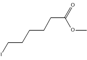 Hexanoic acid, 6-iodo-, ethyl ester structure, CAS 13159-24-5