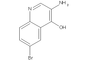 6-BroMo-3-AMino-4-quinolinol structure, CAS 1153094-27-9