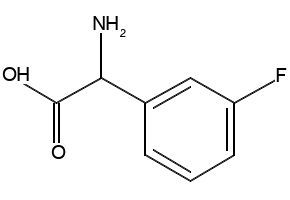 AMINO-(3-FLUORO-PHENYL)-ACETIC ACID structure, CAS 7292-74-2