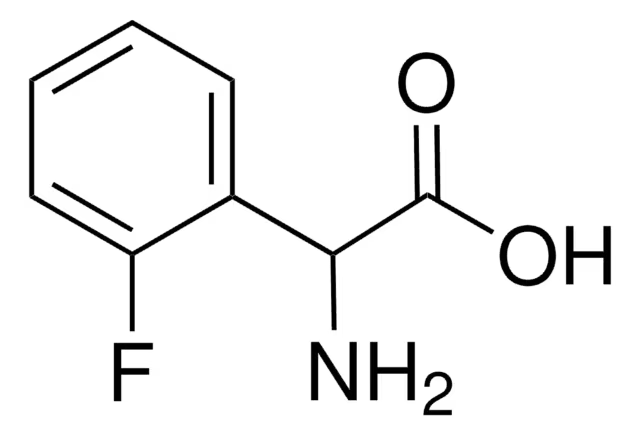 (±)-amino(2-fluorophenyl)acetic acid structure, CAS 84145-28-8