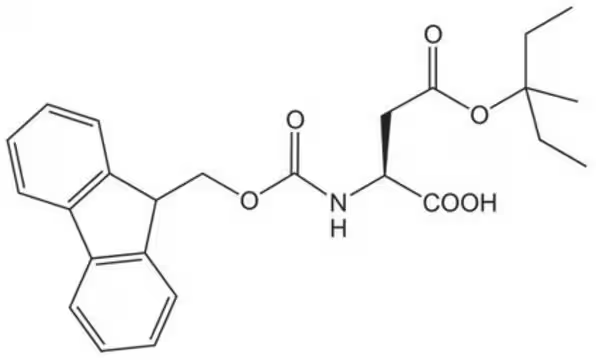 FMOC-ASP(OMPE)-OH structure, CAS 180675-08-5
