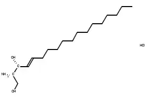 D-SPHINGOSINE HCL structure, CAS 2673-72-5