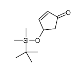 2-Cyclopenten-1-one, 4-[[(1,1-dimethylethyl)dimethylsilyl]oxy] structure, CAS 56745-67-6