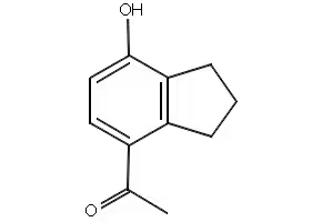 1-(7-hydroxy-indan-4-yl)-ethanone structure, CAS 28179-01-3