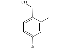 (4-Bromo-2-iodophenyl)methanol structure, CAS 1261438-69-0