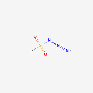 Methane sulfonyl azide structure, CAS 1516-70-7