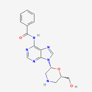 N6-Benzoyl-7'-OH-Morpholino adenosine structure, CAS 139290-78-1