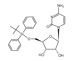 5'-O-(tert-butyldiphenylsilyl)cytidine structure, CAS 58479-65-5