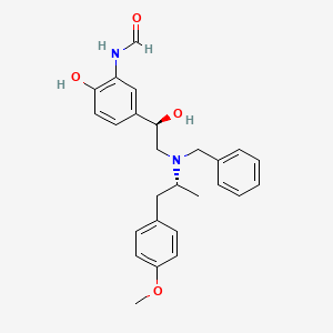Formoterol Impurity 8(Formoterol Ethyl Ether Impurity) structure, CAS 1337876-26-2
