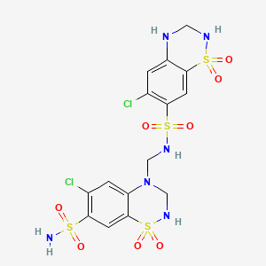 Hydrochlorothiazide Impurity C(Hydrochlorothiazide Dimer) structure, CAS 402824-96-8