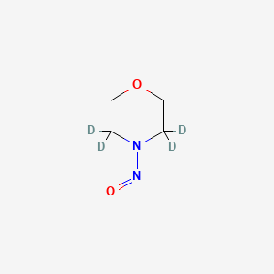 N-NitrosoMorpholine-d4 structure, CAS 61578-30-1