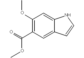 METHYL 6-AMINO-5-METHOXY-1H-INDOLE-2-CARBOXYLATE structure, CAS 78939-36-3