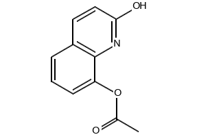 8-acetoxy-carbostyryl structure, CAS 15450-72-3